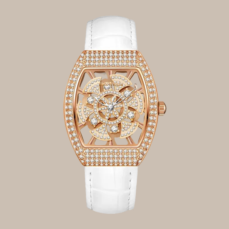 Luxury Diamond Quartz Watch