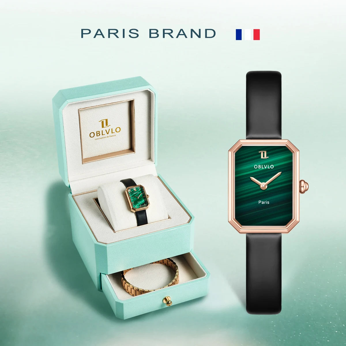 Malachite Dial Diamond Watch