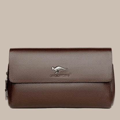 Buckle Zipper Clutch Bag