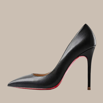 Plus Size Red Pointed Pumps