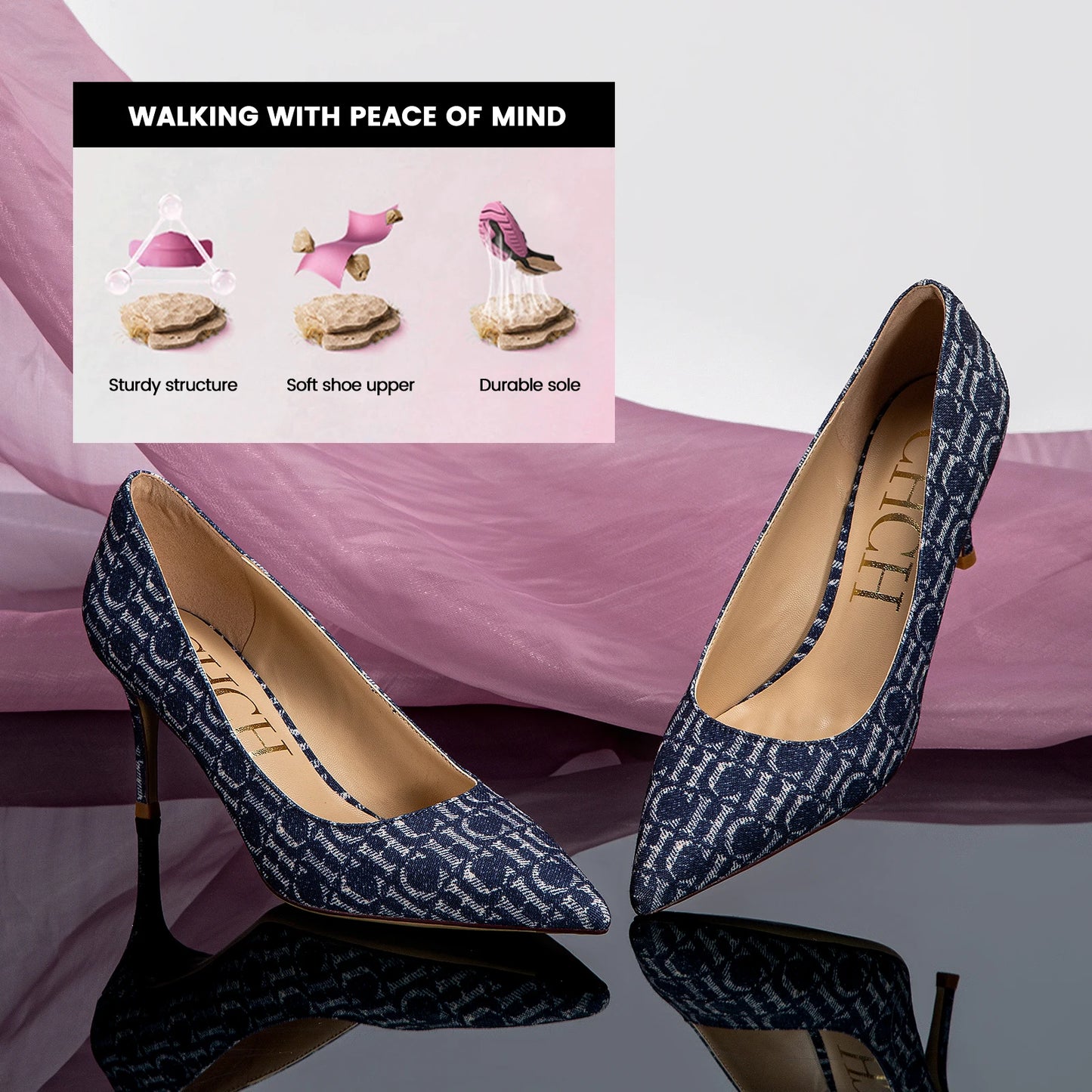 Elegant Pointed Toe Design