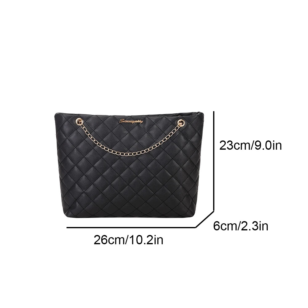 Women's PU Box Tote Bag