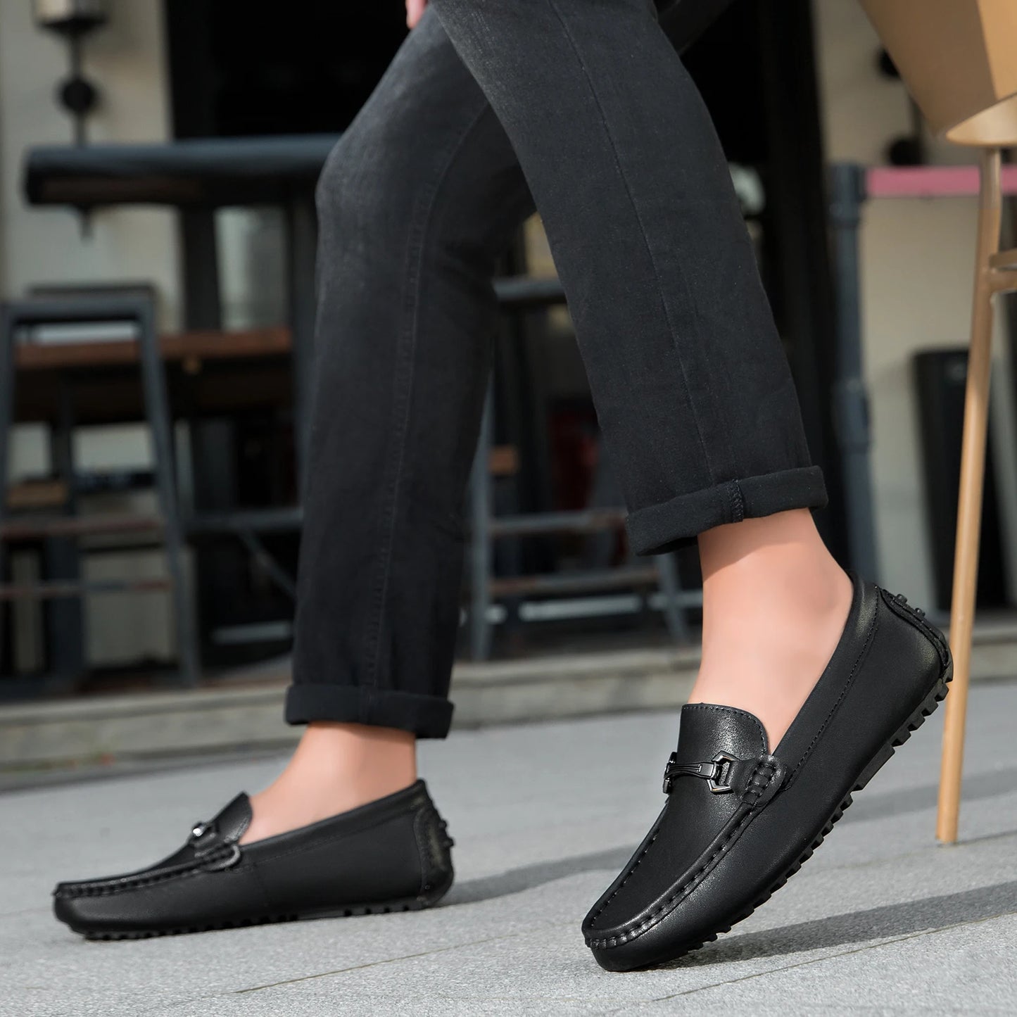 Men’s Split Leather Loafers