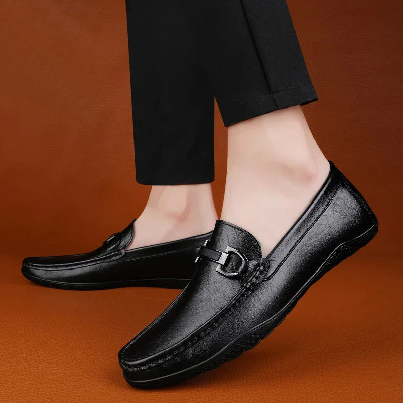Premium Men’s Leather Flats