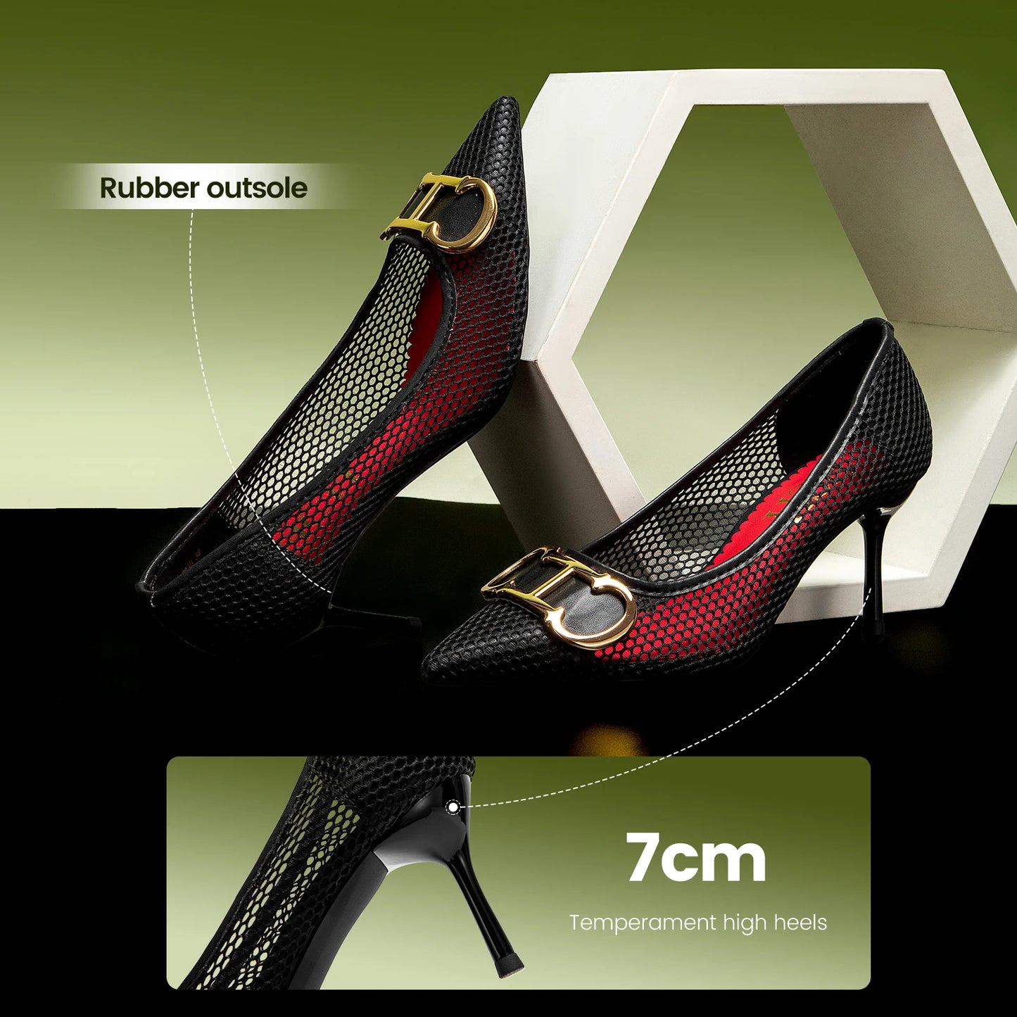 Women’s T-Strap High Heels