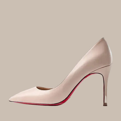 Plus Size Red Pointed Pumps