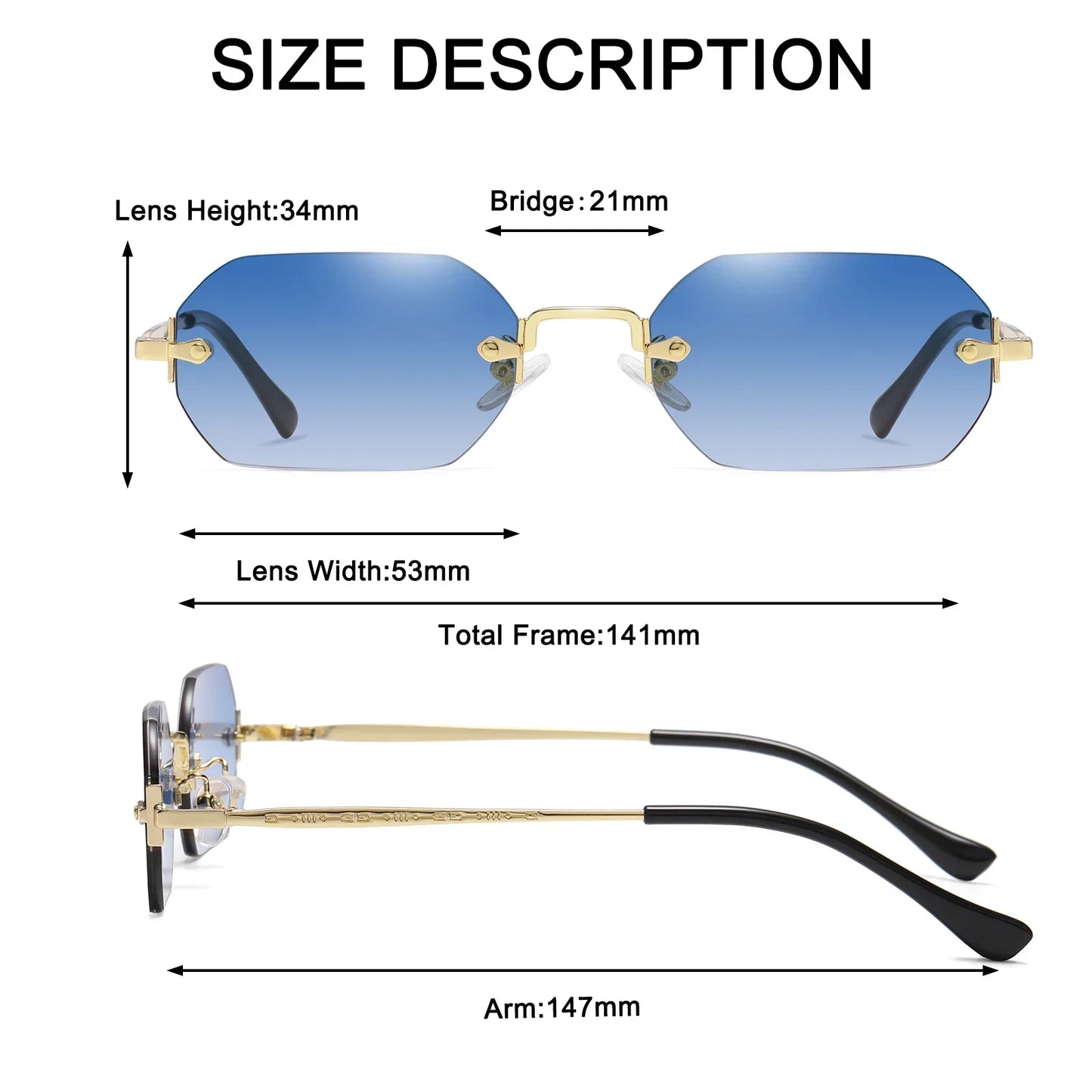 Travel Small Frame Glasses