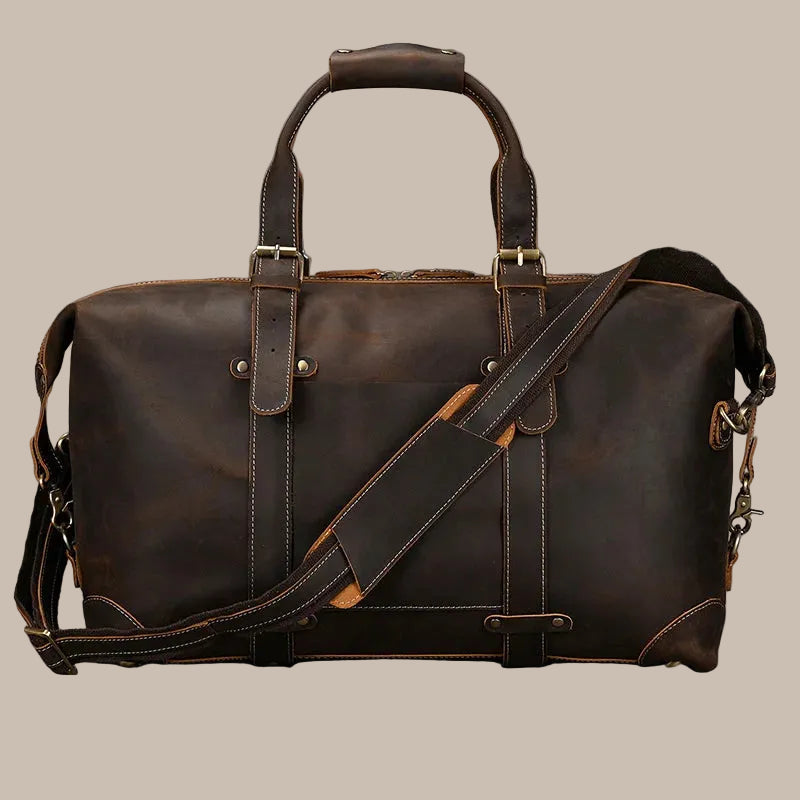 Big Capacity Leather Duffle