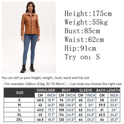 Women's Patchwork Faux Leather Jacket