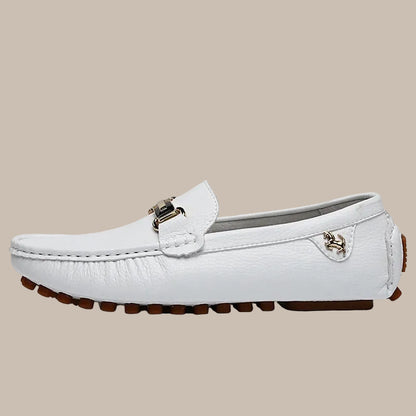 Men's Handmade PU Leather Driving Loafers