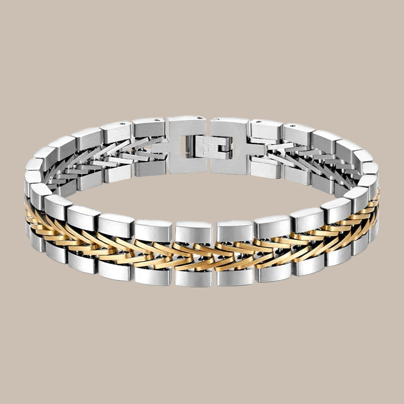 Gold-Plated Cuban Toggle Bracelet