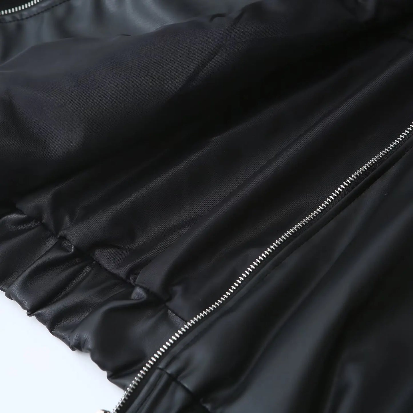 Leather Bomber Jacket