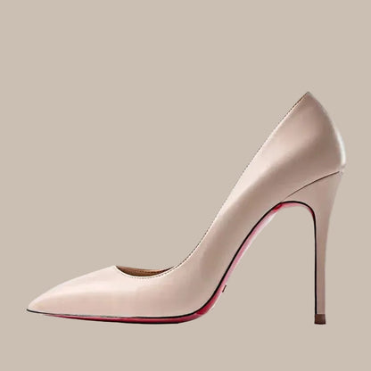 Plus Size Red Pointed Pumps