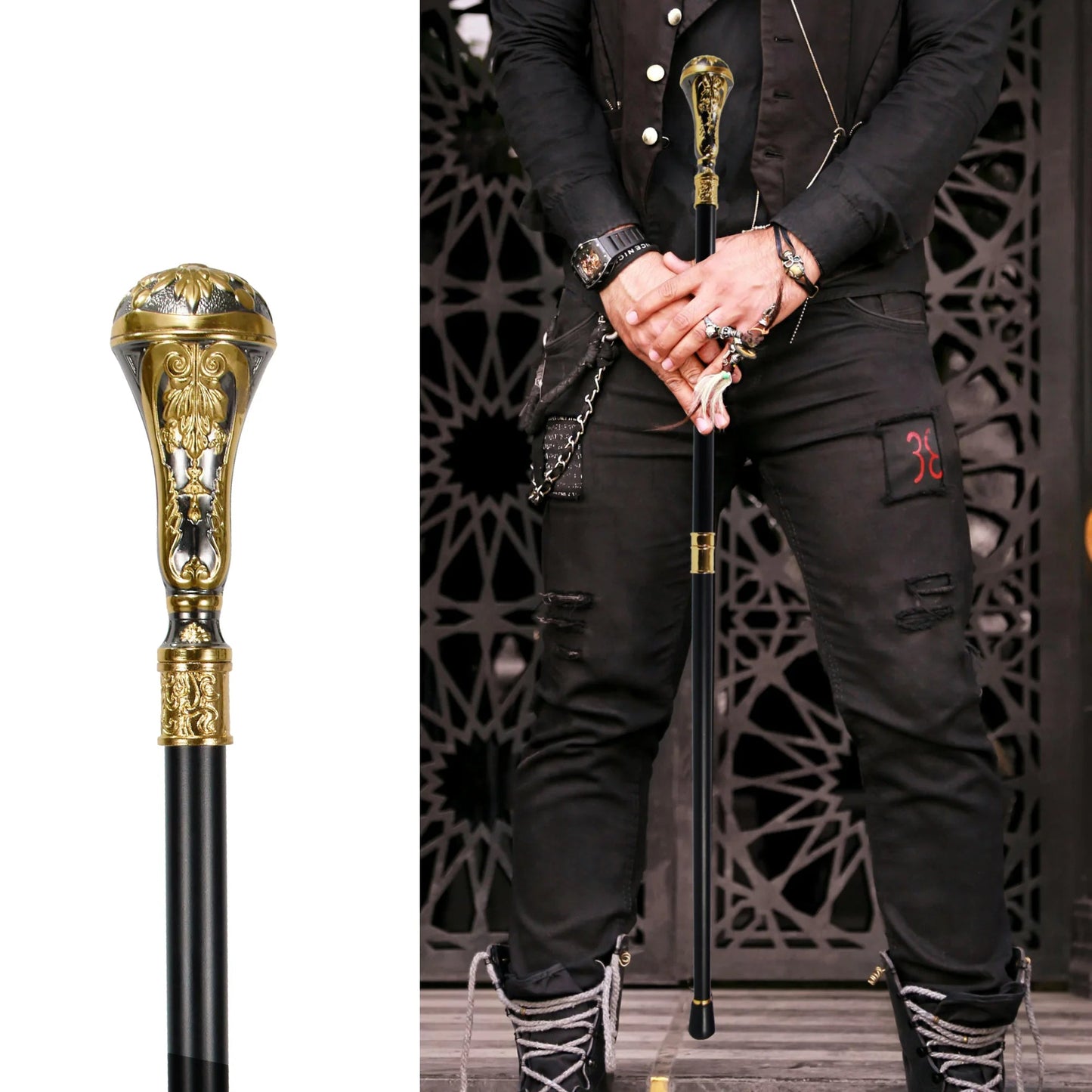 Luxury Round Handle Stick