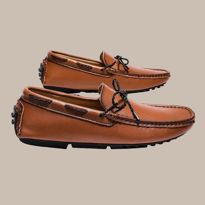 Croc Leather Loafers
