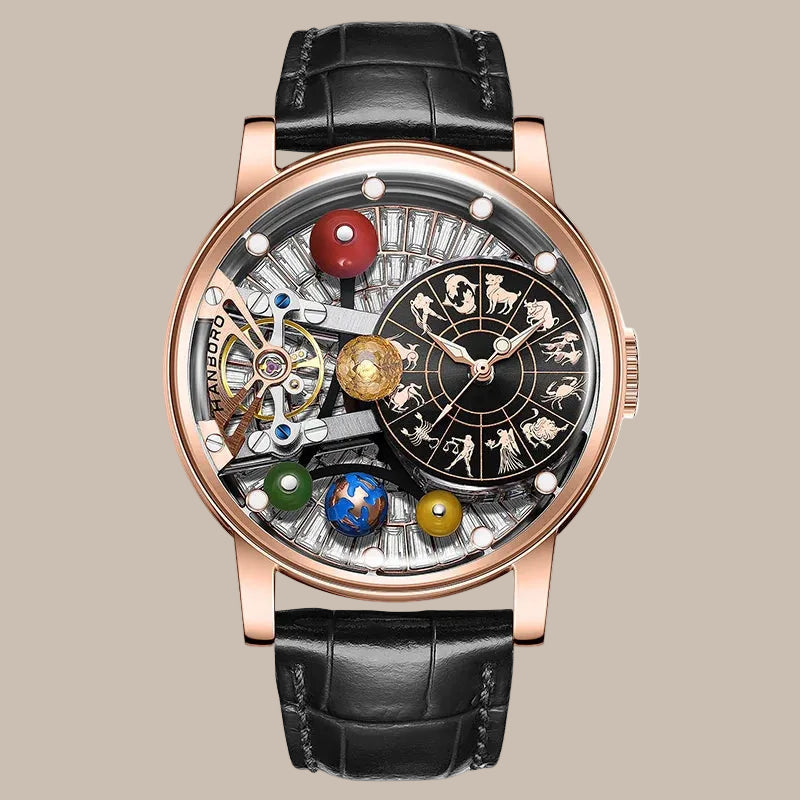 Rotatable Crystal Men’s Watch