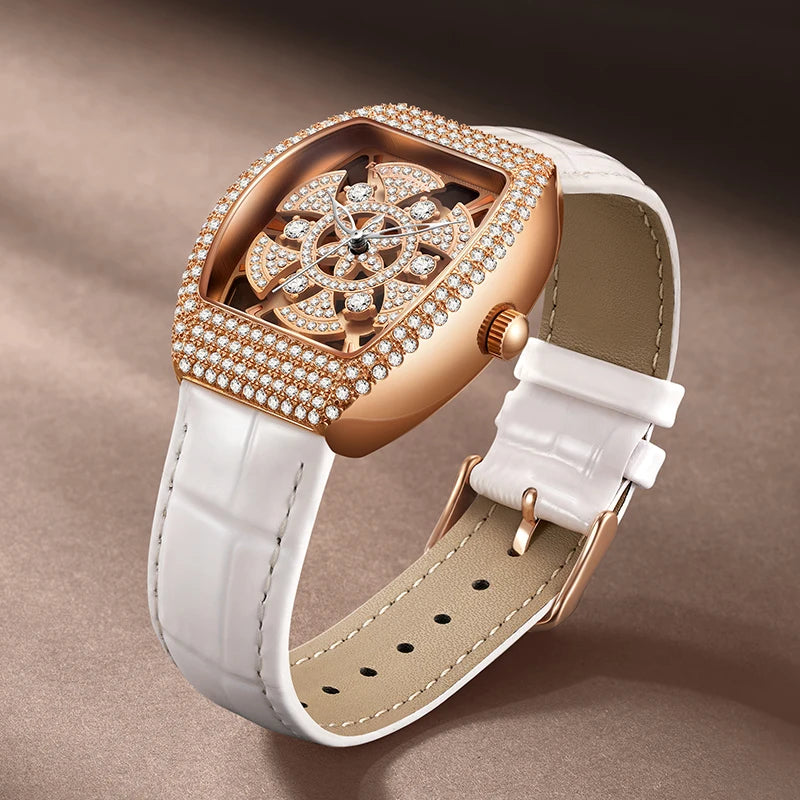 Luxury Diamond Quartz Watch