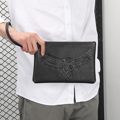 Eagle Emboss Long Wallet
