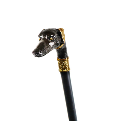 Doberman Black Gold Cane