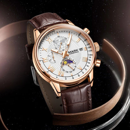 Genuine Leather Strap Watch