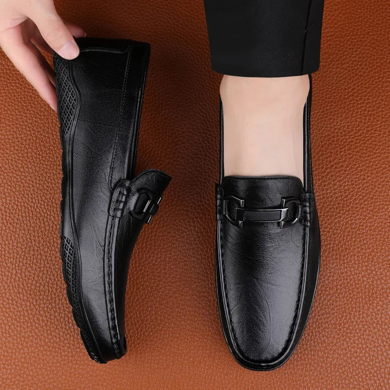 Premium Men’s Leather Flats