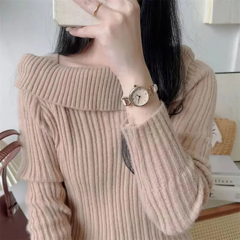 Thin Retro Quartz Wristwatch