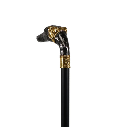 Doberman Black Gold Cane