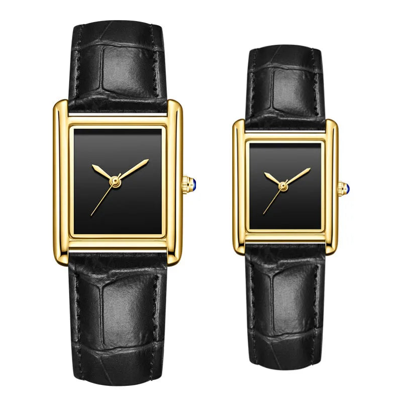 Elegant Leather Strap Watches