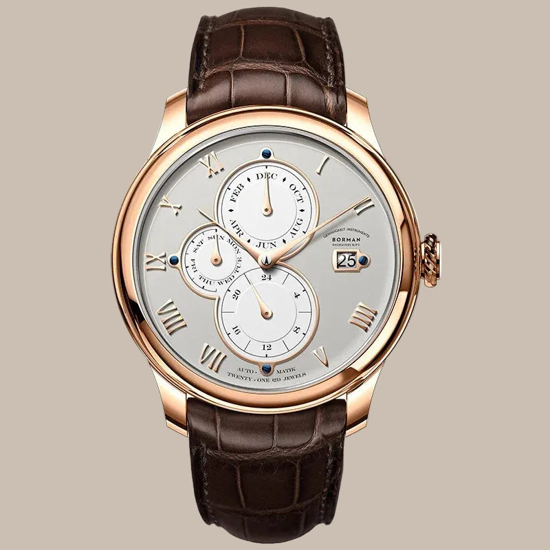 Luxury Retro Multi-Function Dial