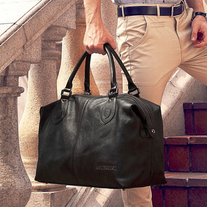 Large Leather Travel Bag