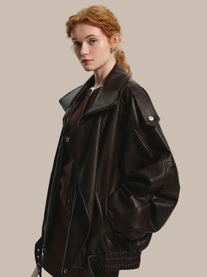 Classic Retro Leather Jacket