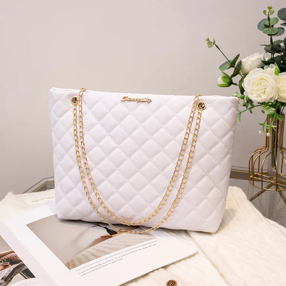 Women's PU Box Tote Bag