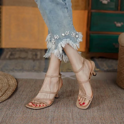 Beige Apricot Party Shoes
