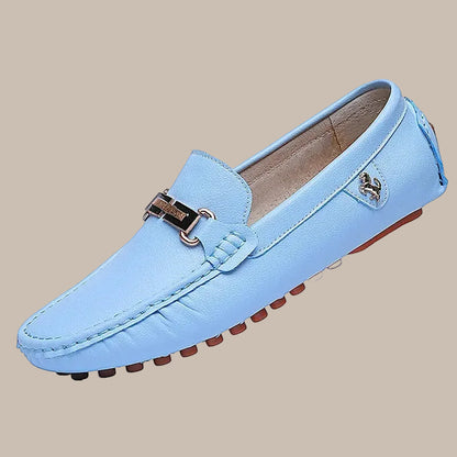 Men's Handmade PU Leather Driving Loafers