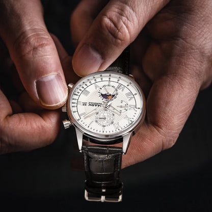 Genuine Leather Strap Watch