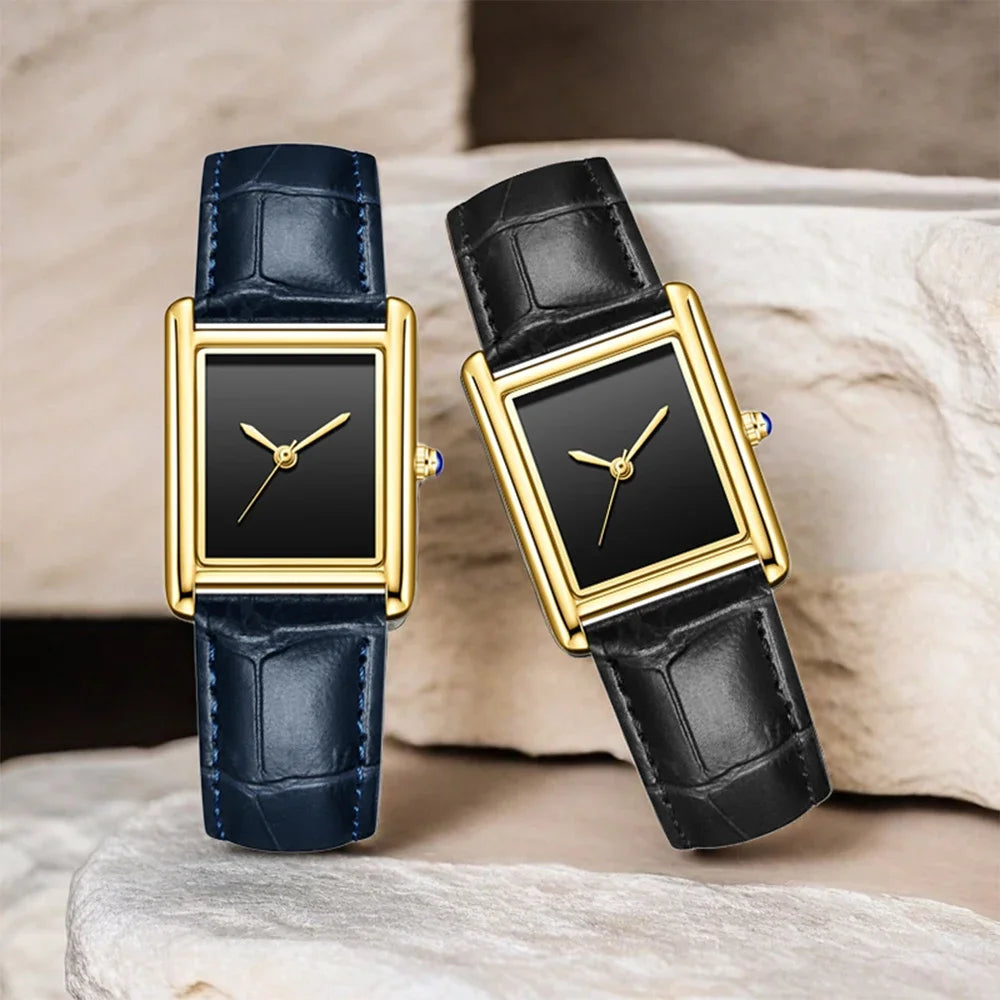 Elegant Leather Strap Watches