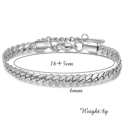 Miami Cuban Curb Chain Bracelet