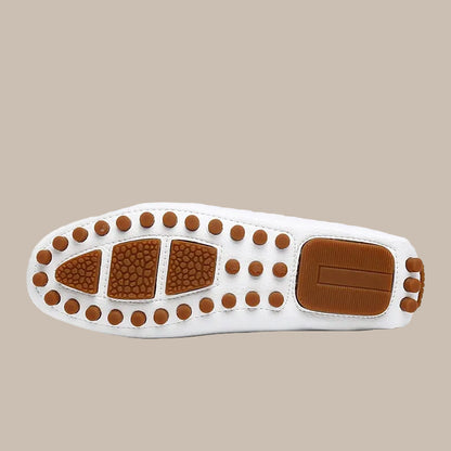 Men's Handmade PU Leather Driving Loafers