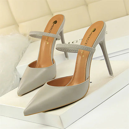 PU Leather Stiletto Pumps