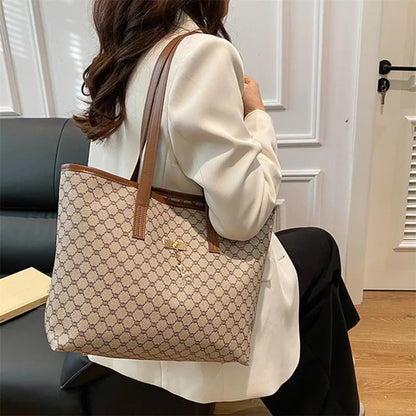 Women's Classic Geometric Tote Bag