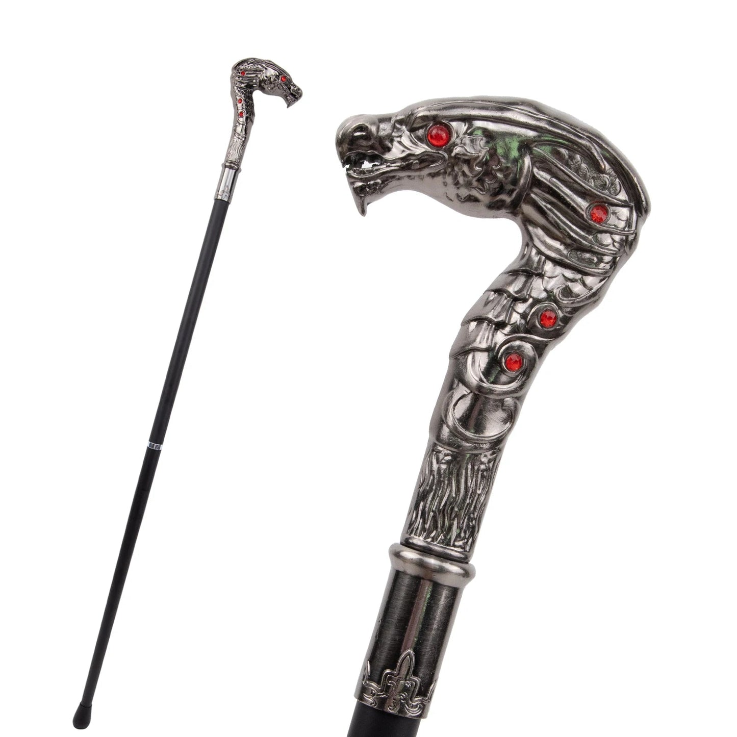 Silver Luxury Walking Stick