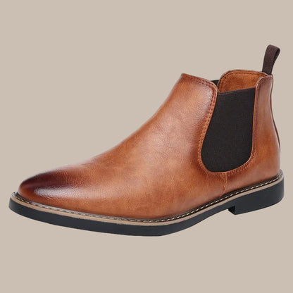 Men's PU Leather Chelsea Boots