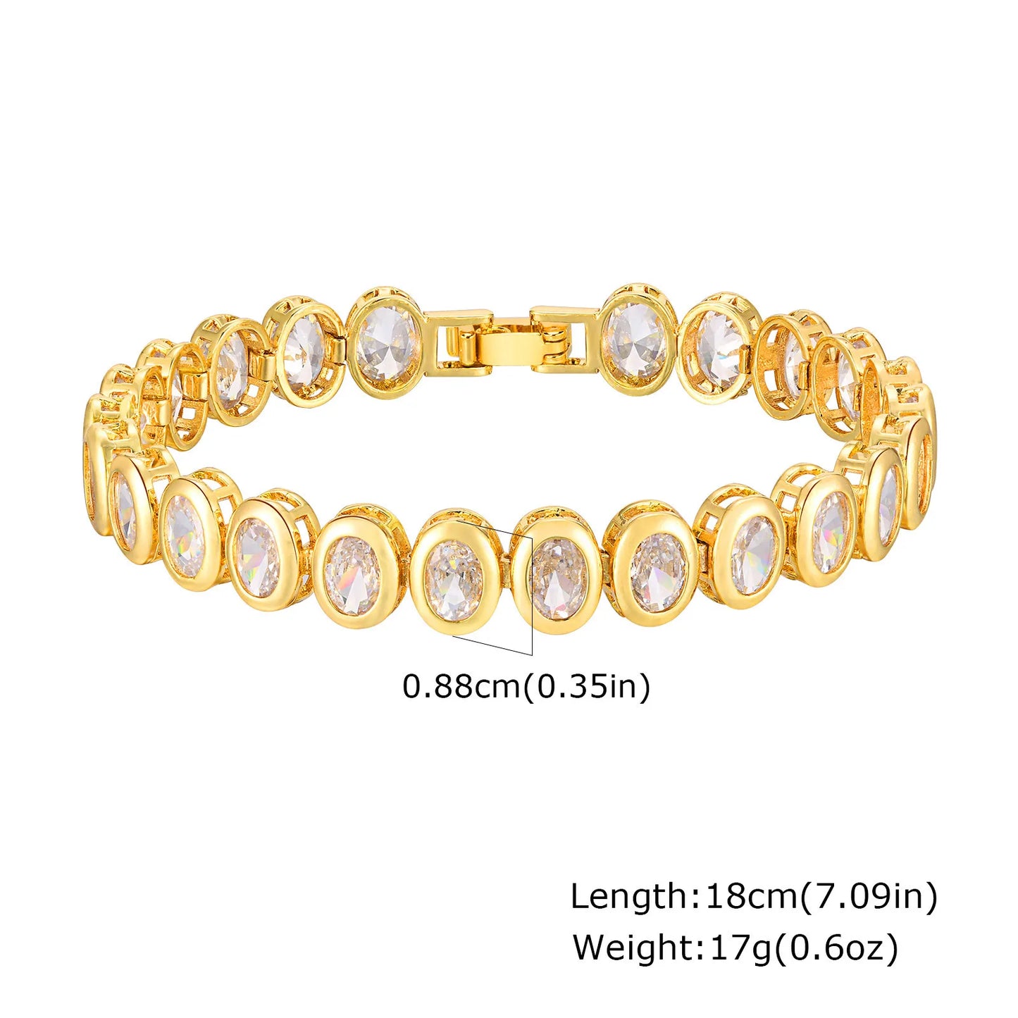 14K Gold Chunky Paperclip Chain Bracelet