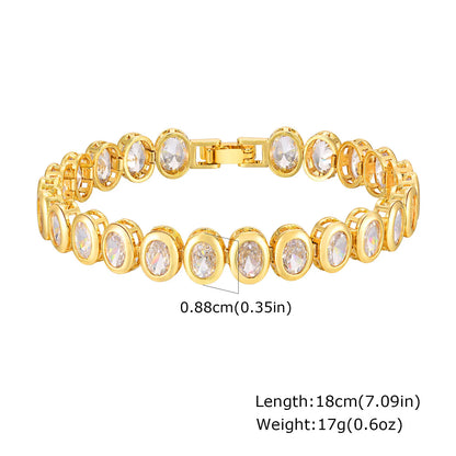 14K Gold Chunky Paperclip Chain Bracelet