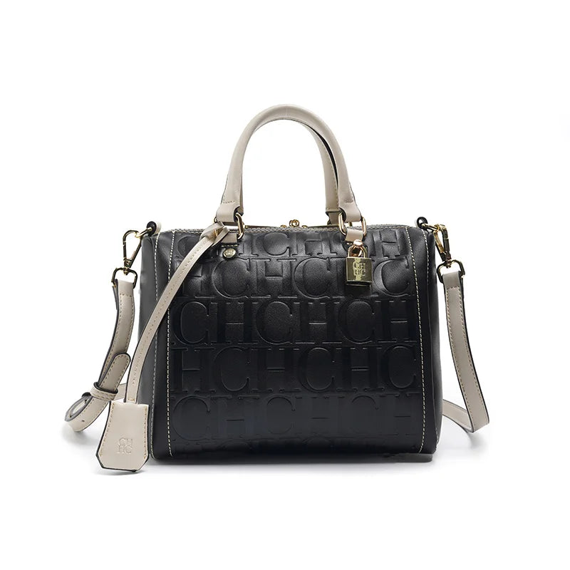 PU Material Lock Design Bag
