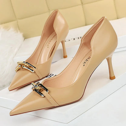 Pointed Stiletto Banquet Shoes