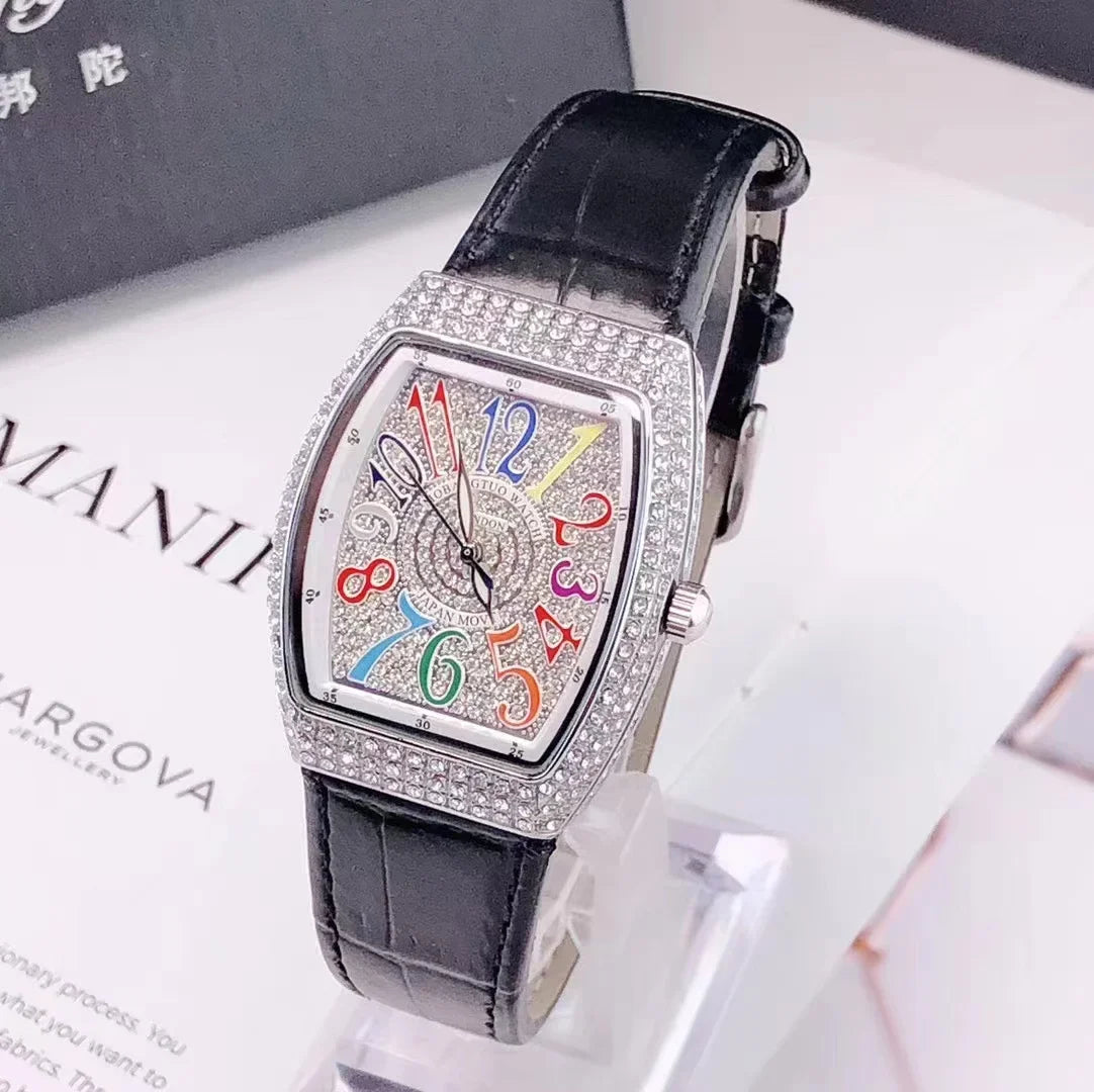 Tonneau Oval Diamond Dial