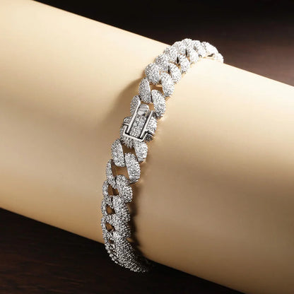 8mm Iced-Out Zircon Tennis Bracelet