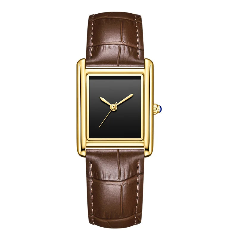 Elegant Leather Strap Watches