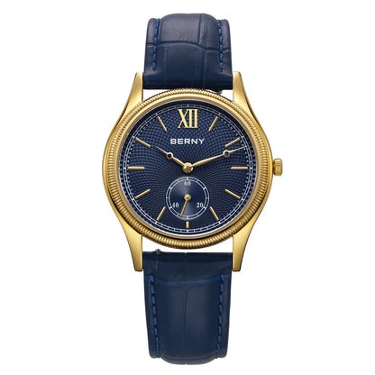 Classic Leather Strap Watch